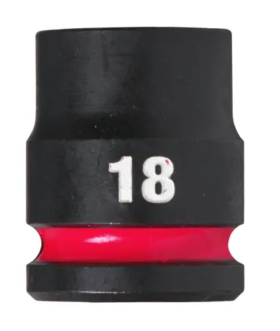 Nástrčná hlavice 1/2" Milwaukee Shockwave™ Impact Duty 18 mm, rázová, krátká (MI4932480312)